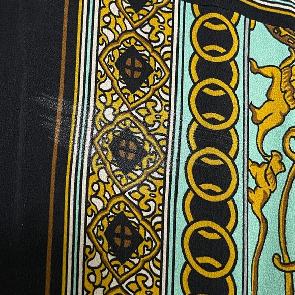 HALE BOB | SILK TOP SIZE L GREEN BLACK - Picture 8 of 10